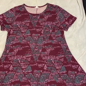 Beautiful colors on this LulaRoe dress!
